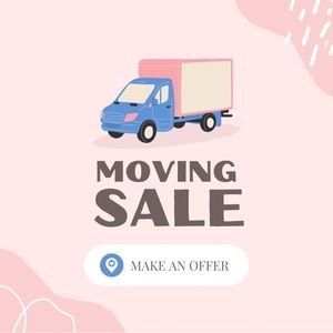 MOVING SALE! Everything must go😊 Buy now & items will be shipped by Fri June 30